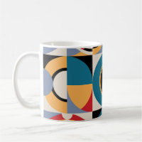 Abstrakte Memphis: Geometrischer Vintager Stil.