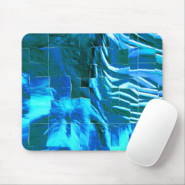 Abstrakte metallische Textur des Himmelsmosaiks Mousepad