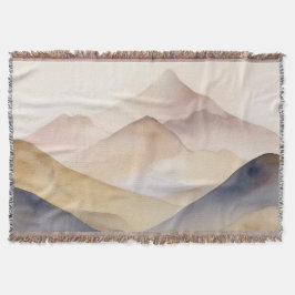 Abstrakte, minimalistisch-beige Gebirge Decke