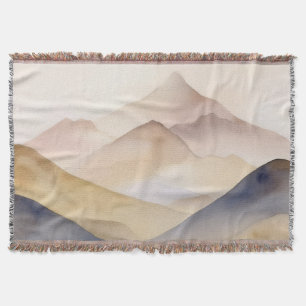 Abstrakte, minimalistisch-beige Gebirge Decke