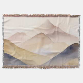 Abstrakte, minimalistisch-beige Gebirge Decke