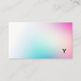Abstrakte Minimalistische Holo Visitenkarte