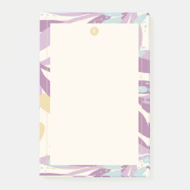 Abstrakte Minimalistische Liebe Valentine Branchen Post-it Klebezettel