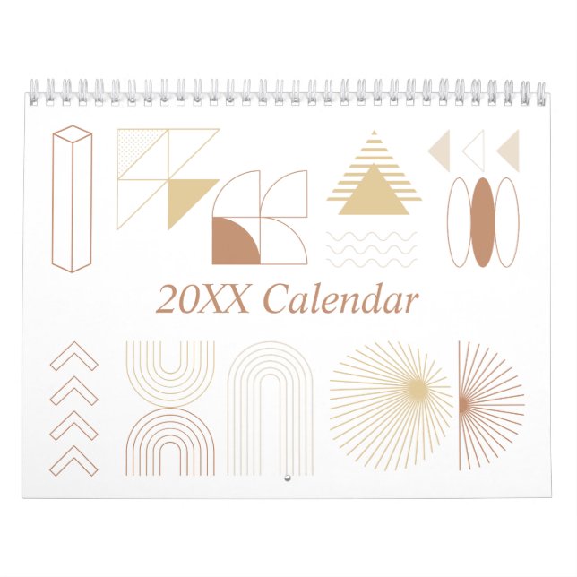 Abstrakte Minimalistische Linde und geometrische F Kalender (Titelbild)