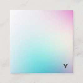 Abstrakte Minimalistische Quadratische Visitenkarte