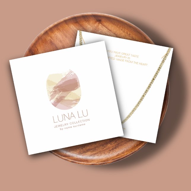 Abstrakte Minimalistische Schmuckkarte (Von Creator hochgeladen)