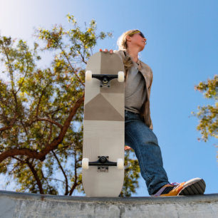 Abstrakte minimalistische Wabi-Stil geometrische K Skateboard