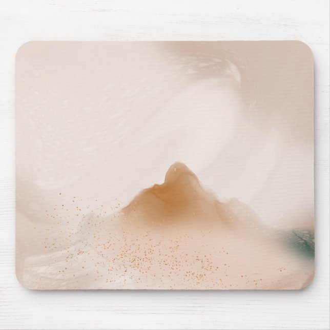 Abstrakte Misty Mountain Peak Mousepad (Vorne)