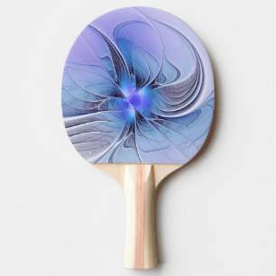 Abstrakte moderne fraktale Kunst Lavendelblau Tischtennis Schläger