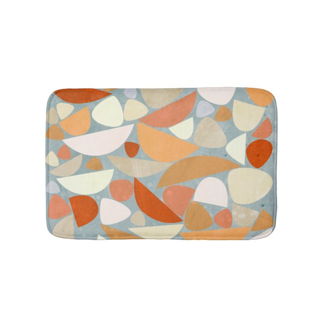 Abstrakte moderne Geometrie Badematte (Vorderseite)