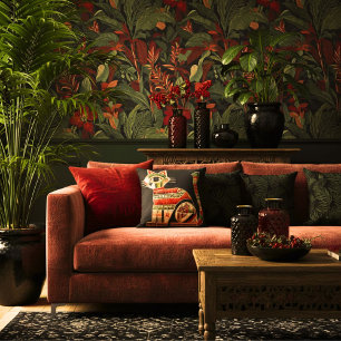 Abstrakte moderne geometrische bunte Tierkunst Kissen