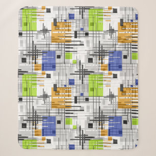 Abstrakte moderne geometrische Formen gestreift li Sherpadecke