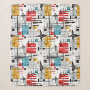 Abstrakte, moderne geometrische Formen, Streifen Sherpadecke