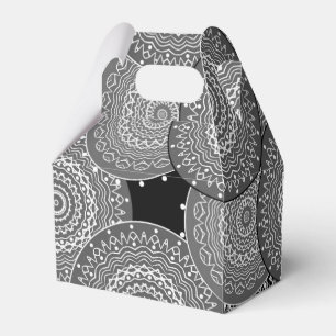 Abstrakte moderne geometrische Kreise runden Forme Geschenkschachtel