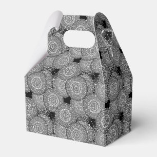 Abstrakte moderne geometrische Kreise runden Forme Geschenkschachtel