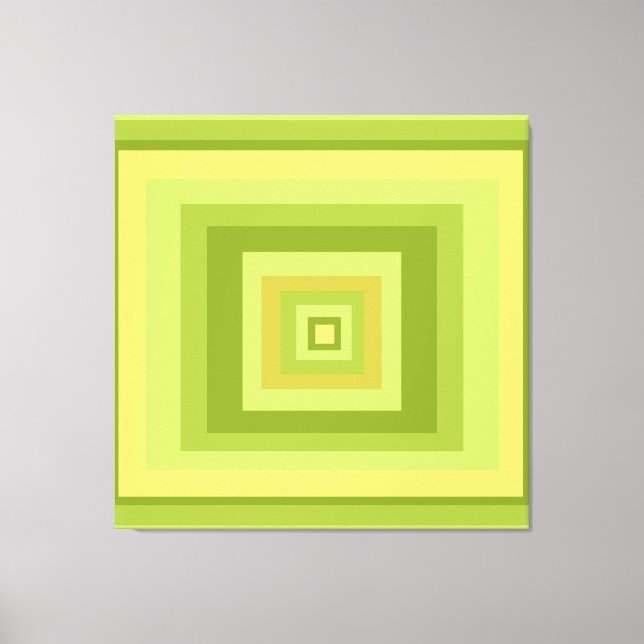 Abstrakte moderne geometrische Kunst Leinwanddruck (Vorderseite)