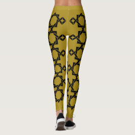 Abstrakte moderne geometrische Linien Leggings