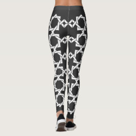Abstrakte moderne geometrische Linien Leggings