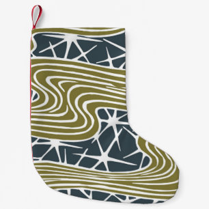 Abstrakte moderne Illustration des Mittelalters -  Kleiner Weihnachtsstrumpf