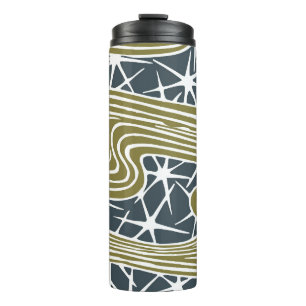 Abstrakte moderne Illustration des Mittelalters - Thermosbecher