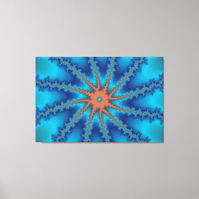 Abstrakte Moderne Kunst #2 Leinwanddruck (Vorderseite)