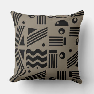 Abstrakte moderne Kunst geometrische Formen Muster Kissen