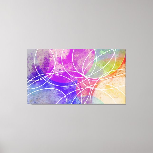 Abstrakte Moderne Kunst Leinwanddruck (Vorderseite)