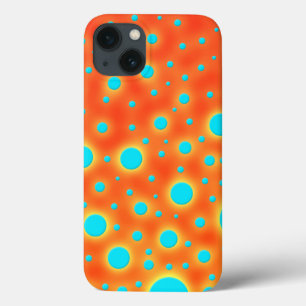 Abstrakte moderne Kunst Türkis Orange Case-Mate iPhone Hülle