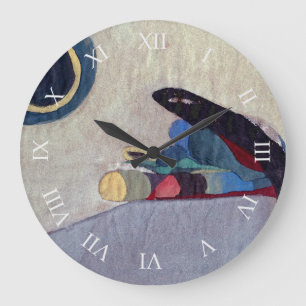 Abstrakte moderne Kunst-Wand-Uhr Große Wanduhr