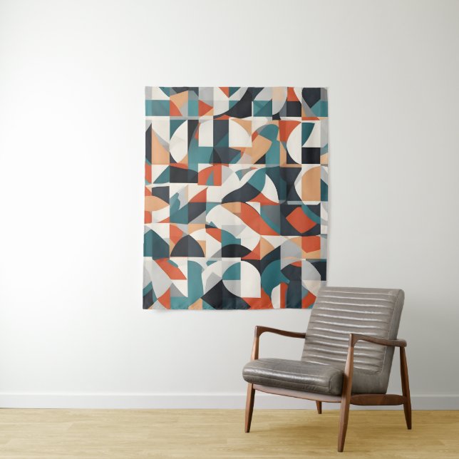 Abstrakte moderne Kunst Wandteppich (Beispiel)
