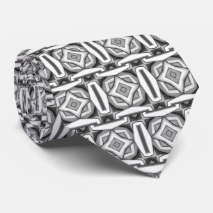 Abstrakte moderne monochrome Halsbinde Krawatte