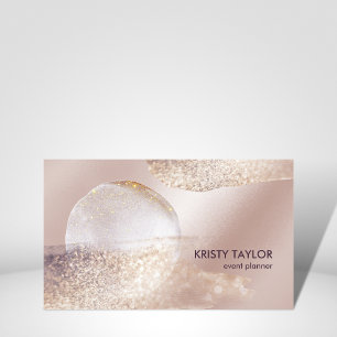 abstrakte moderne Rose Visitenkarte