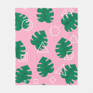 Abstrakte moderne trendige Hipster Geometrie Naht Fleecedecke