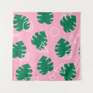 Abstrakte moderne trendige Hipster Geometrie Naht Wandteppich