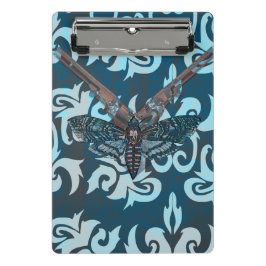 Abstrakte Moth Mini-Zwischenablage Mini Klemmbrett