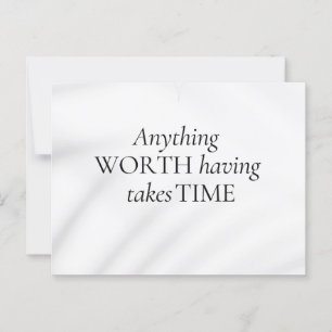 Abstrakte Motivation Elegantes Zitat Soft Tones Ku Postkarte