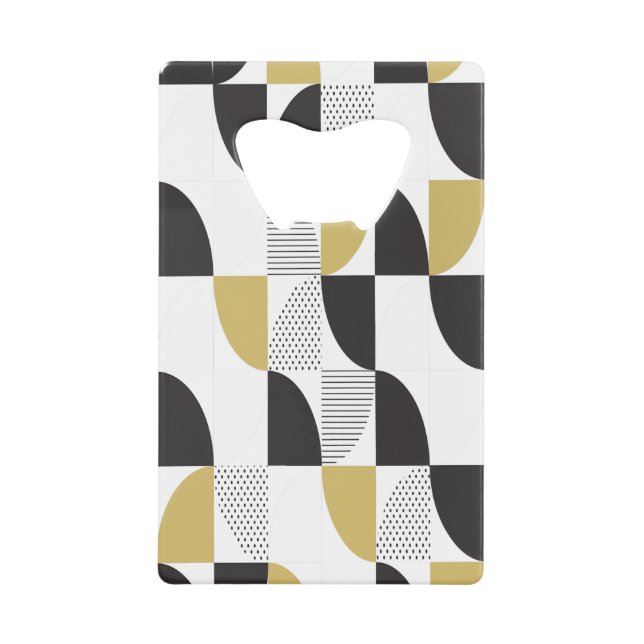 Abstrakte MultiColor Kreditkarte Flaschenöffner (Vorderseite)