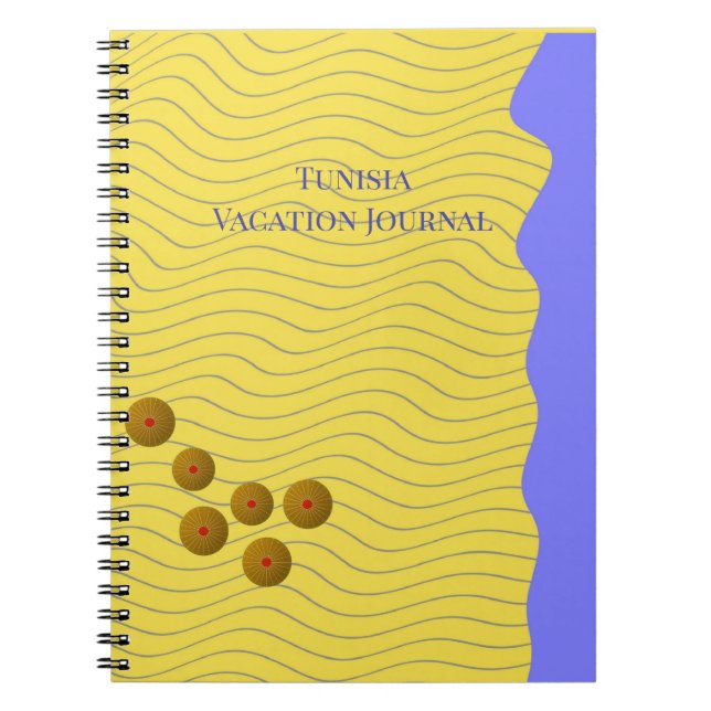 Abstrakte Muscheln an der Küste Notizblock (Vorderseite)