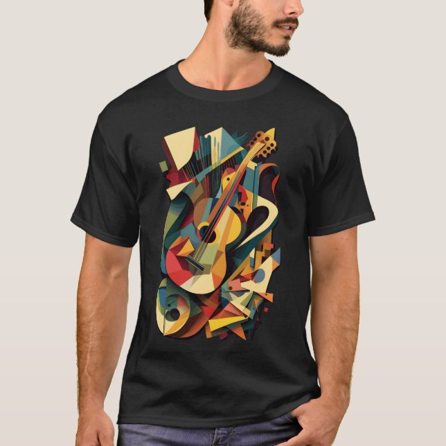 Abstrakte Musik T-Shirt (Vorderseite)