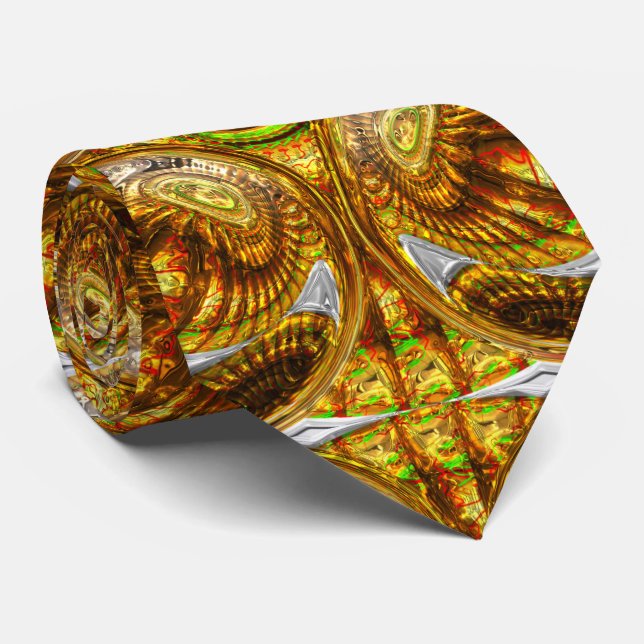 Abstrakte Muster 2 Benutzerdefinierte Krawatte (Gerollt)