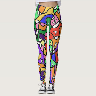 Abstrakte Muster Leggings