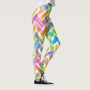 Abstrakte Muster-Leggings Leggings