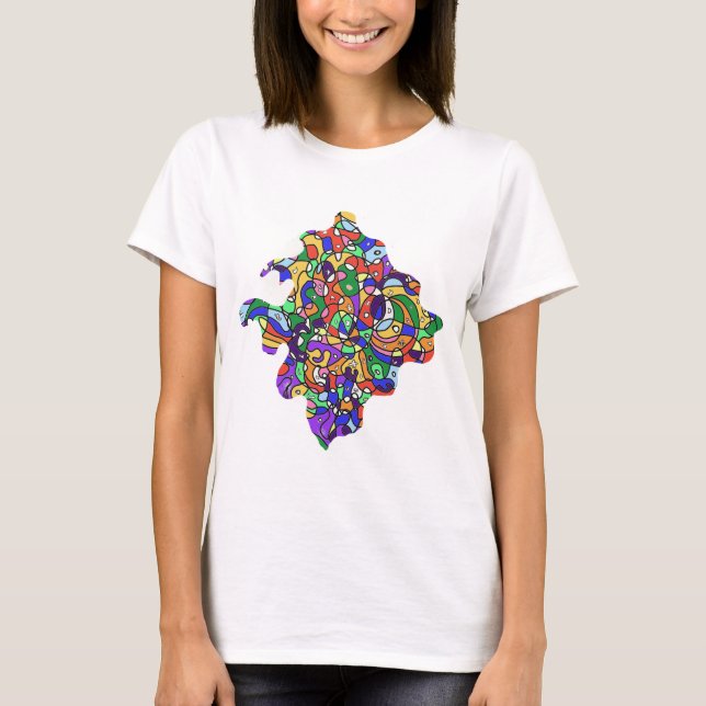  Abstrakte Muster  T-Shirt (Vorderseite)