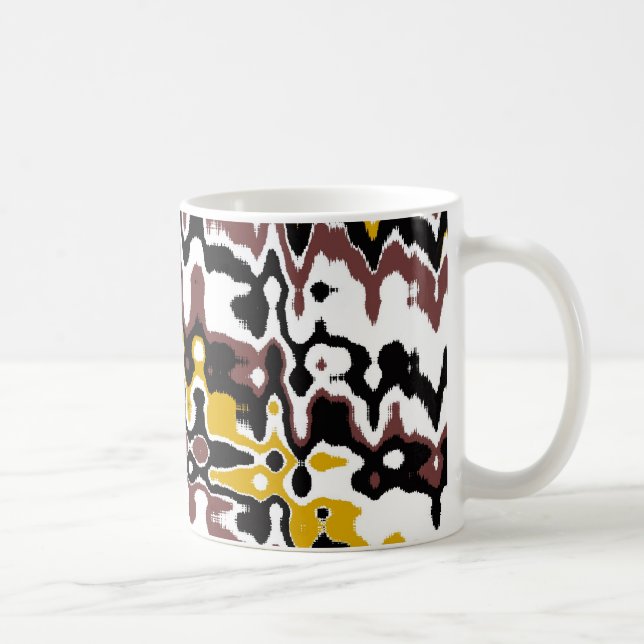 Abstrakte Muster-Tasse Kaffeetasse (Rechts)