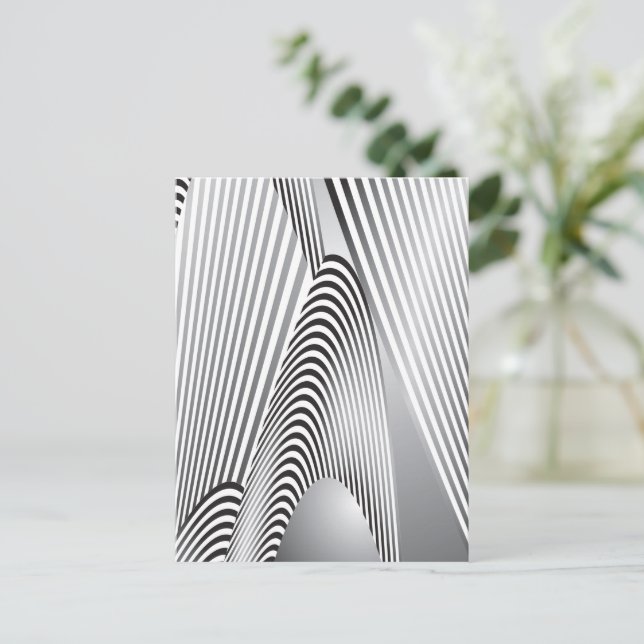 Abstrakte Mustererstellung 3 Postkarte (Stehend Vorderseite)