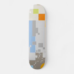 Abstrakte Mustererstellung Skateboard
