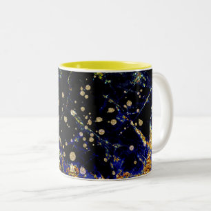 abstrakte Mustergalaxie Zwei-Tone-Kaffeemaschine T Zweifarbige Tasse