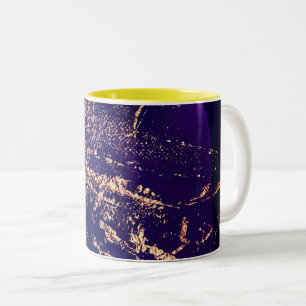 abstrakte Mustergalaxie Zwei-Tone-Kaffeemaschine T Zweifarbige Tasse