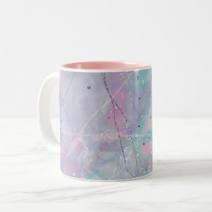 abstrakte Mustergalaxie Zwei-Tone-Kaffeemaschine T Zweifarbige Tasse