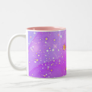abstrakte Mustergalaxie Zwei-Tone-Kaffeemaschine T Zweifarbige Tasse